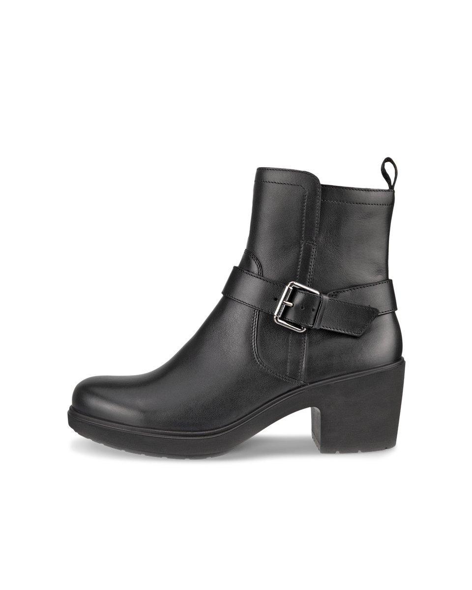 Women s ECCO Metropole Zurich Leather Waterproof Boot Black