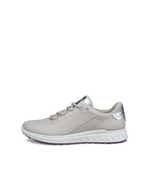 Ladies ECCO® Golf S-Casual Leather Waterproof Golf Shoe - Green - Outside