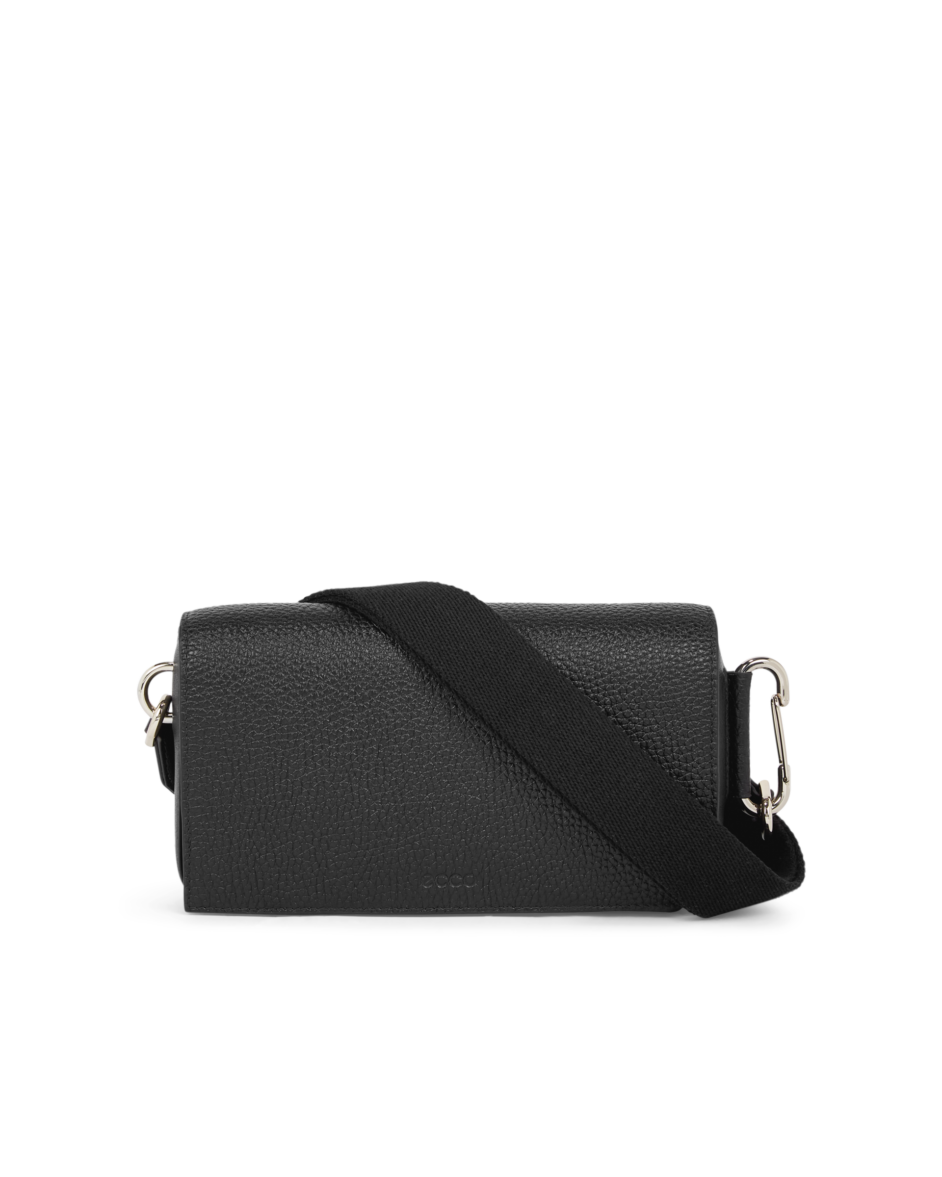 ECCO® Textureblock Leather Phone Bag - Black - Main