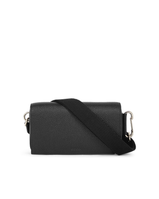 ECCO® Textureblock Leather Phone Bag - Black - Main