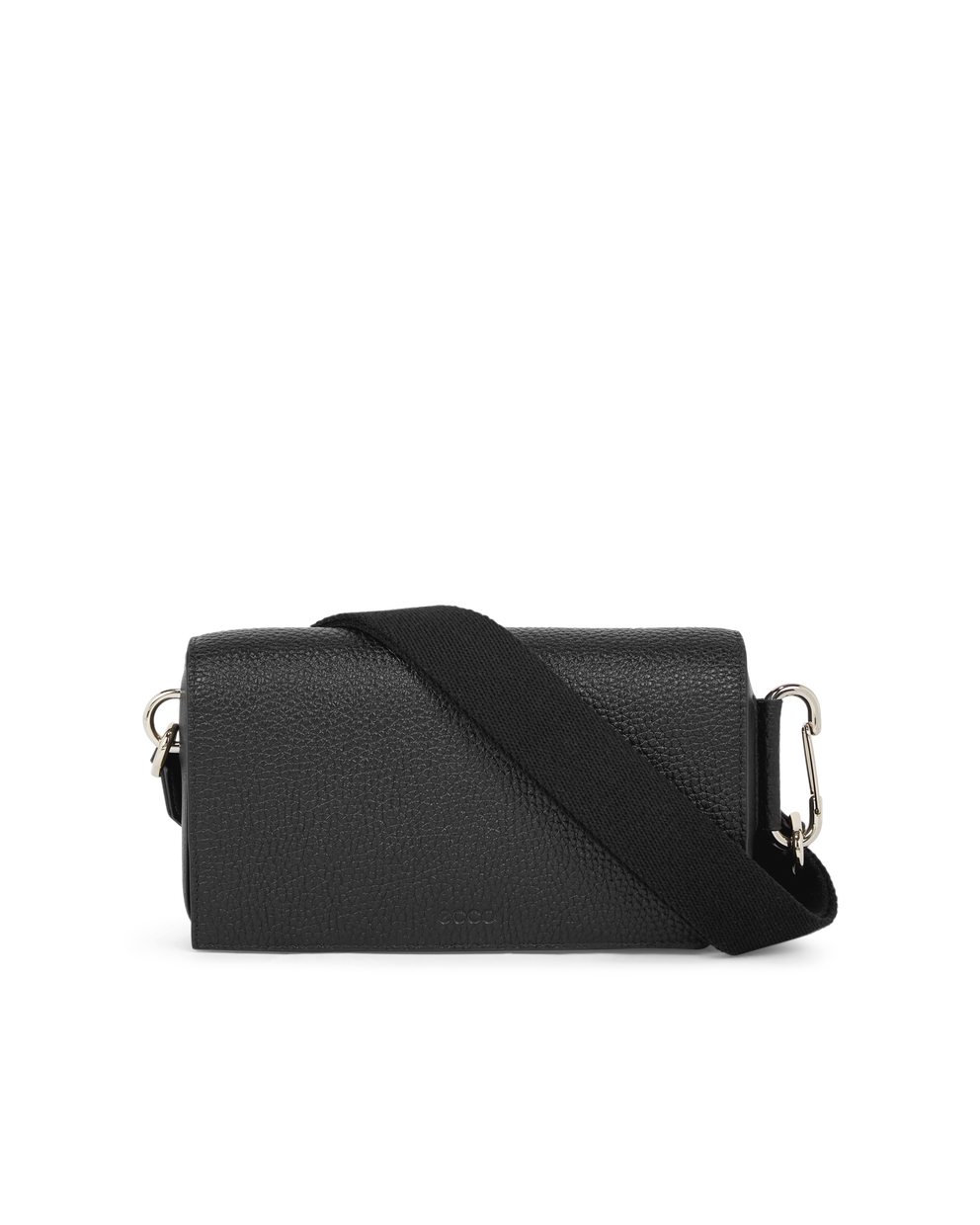 ECCO® Textureblock Leather Phone Bag - Black - Main