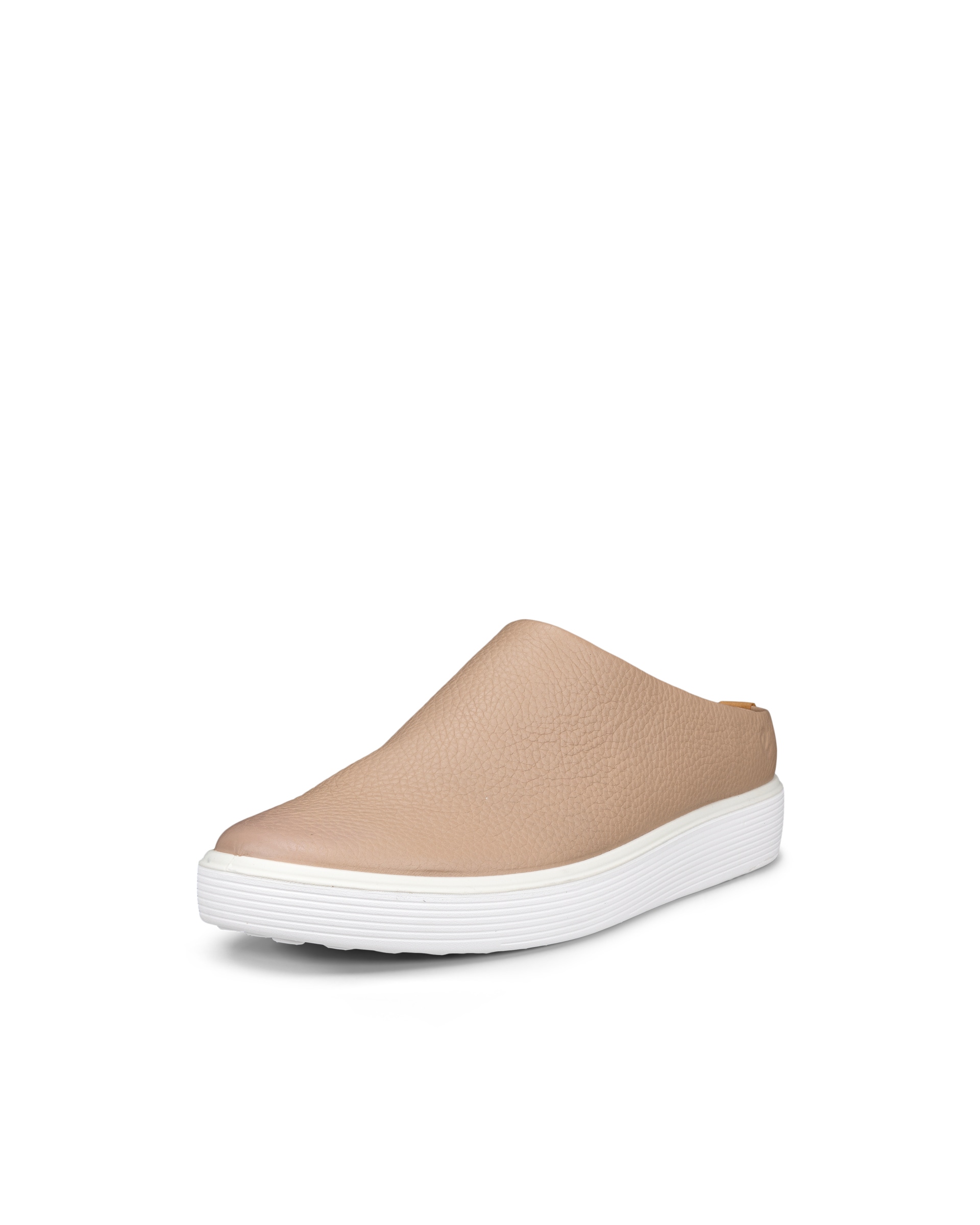 Women's ECCO® Soft 60 Leather Mule - Beige - Main