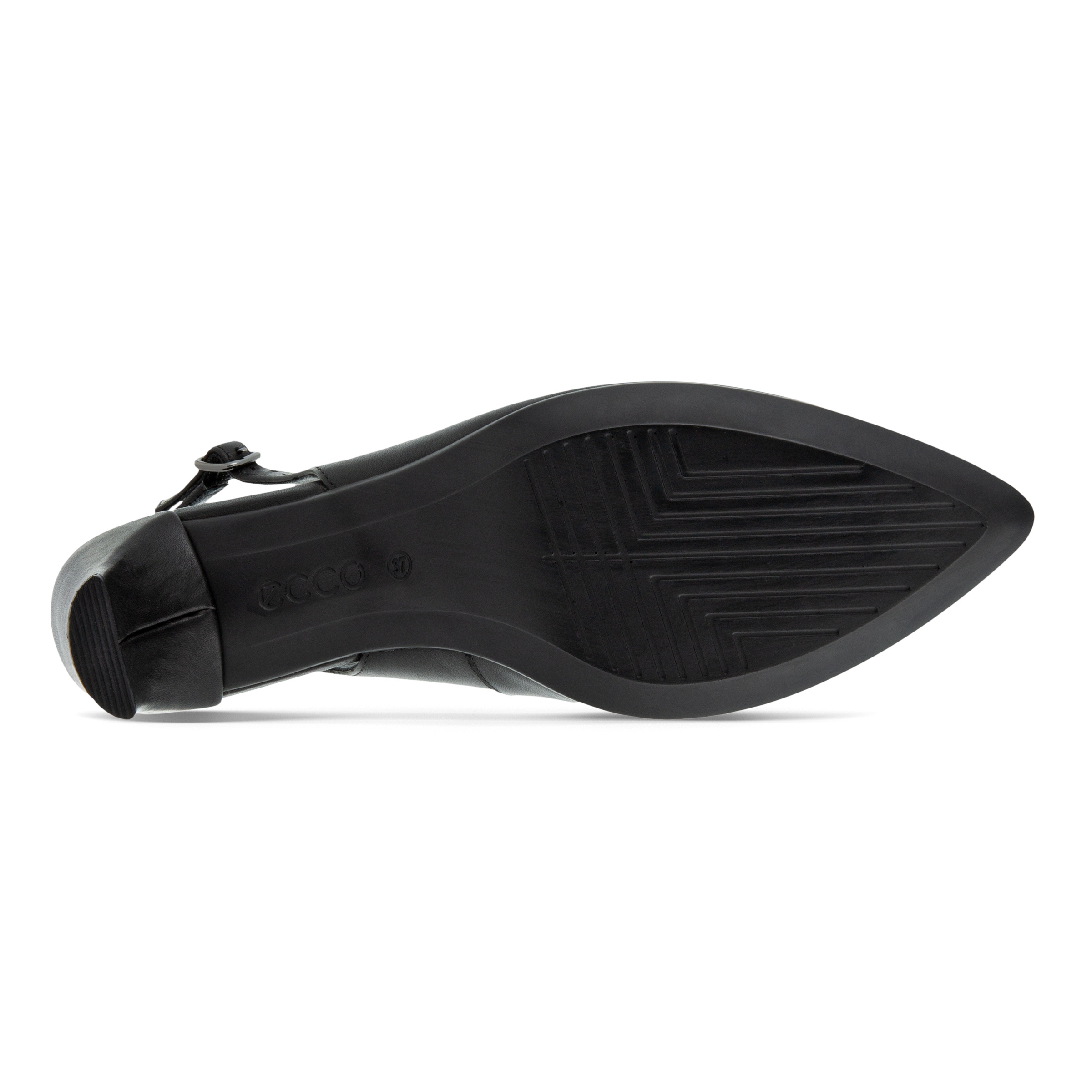 ECCO ELEVATED 45 POINTY SLEEK - Black - Sole