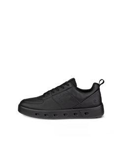 Zapatillas de piel Gore-Tex ECCO® Street 720 para hombre - Negro - Outside