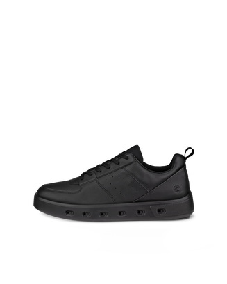 ECCO® Street 720 baskets en cuir Gore-Tex pour homme - Noir - Outside