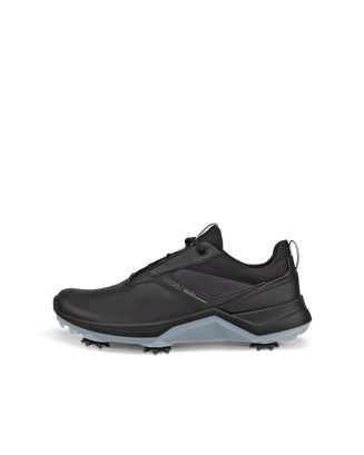 Women's ECCO® Golf BIOM G5 Leather Gore-Tex Spikes Shoe - Black - Outside