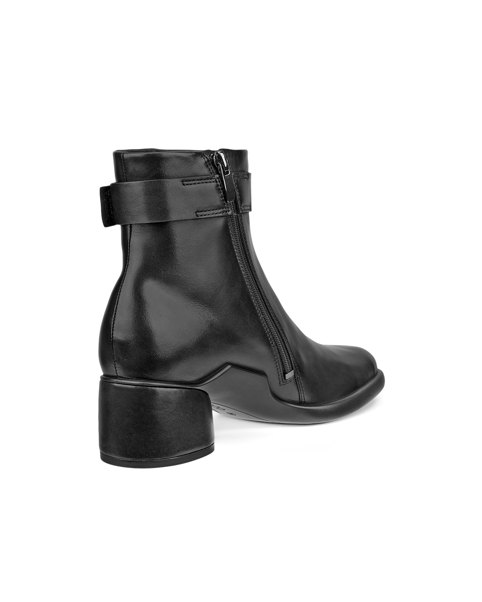 ECCO® Sculpted LX 35 bottines en cuir pour femme - Noir - Back