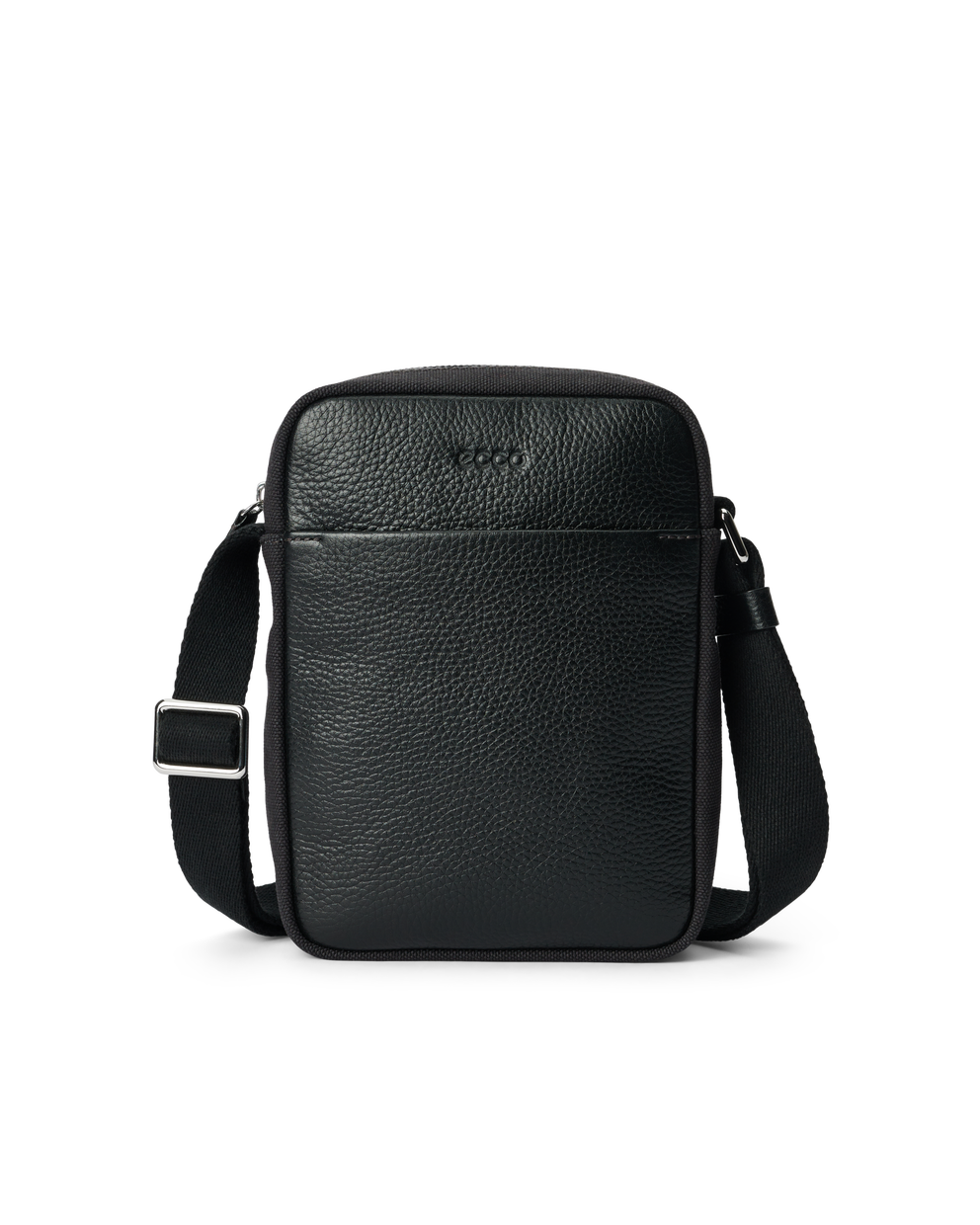 ECCO® North-South Leather Crossbody Bag - Black - Main