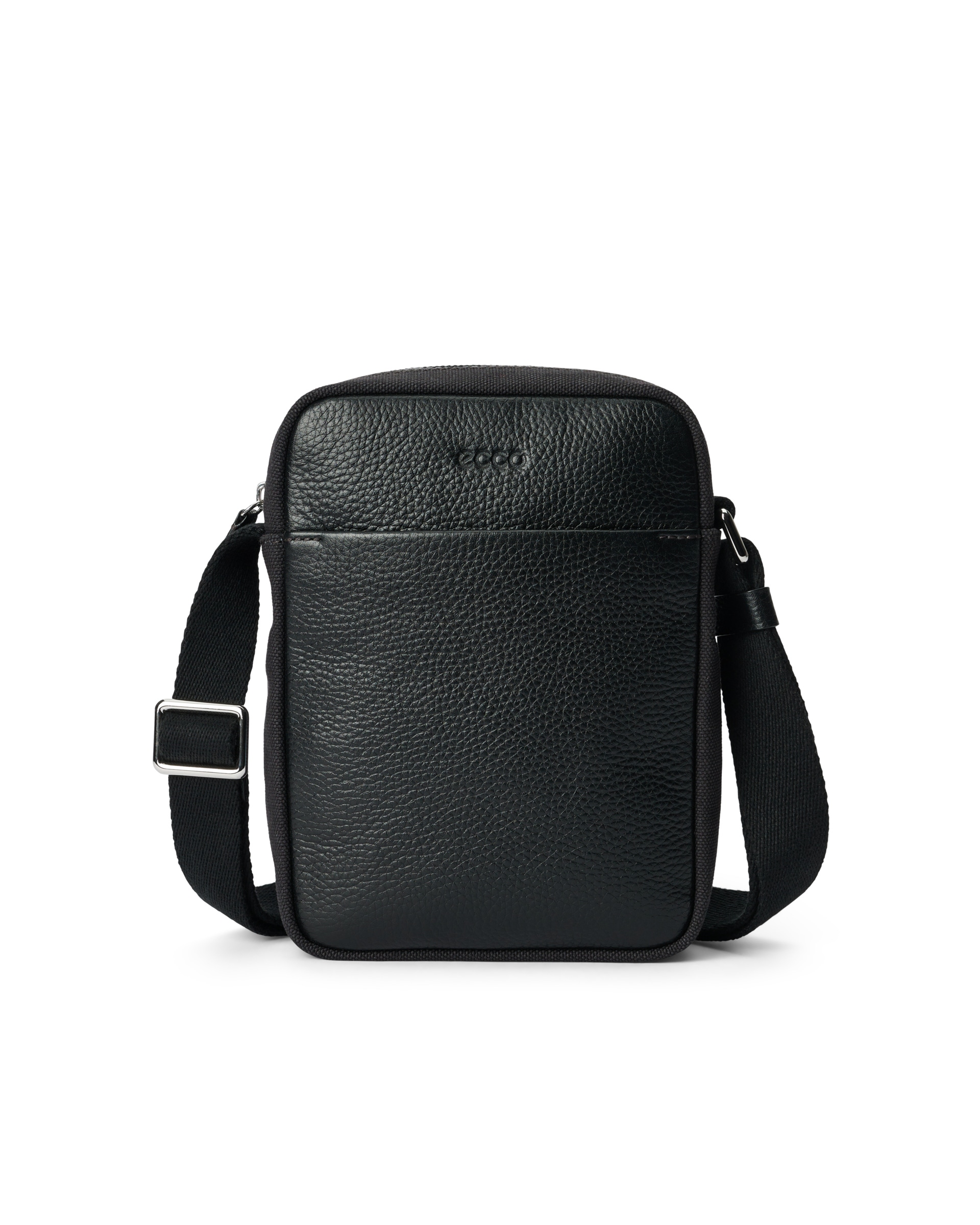 Bolso bandolera de piel ECCO® - Negro - Main