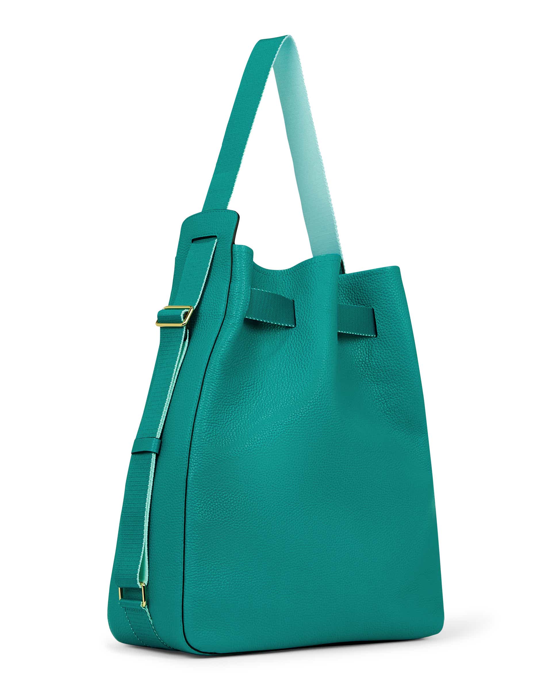 ECCO® Sail Leather Hobo Bag - Green - Back
