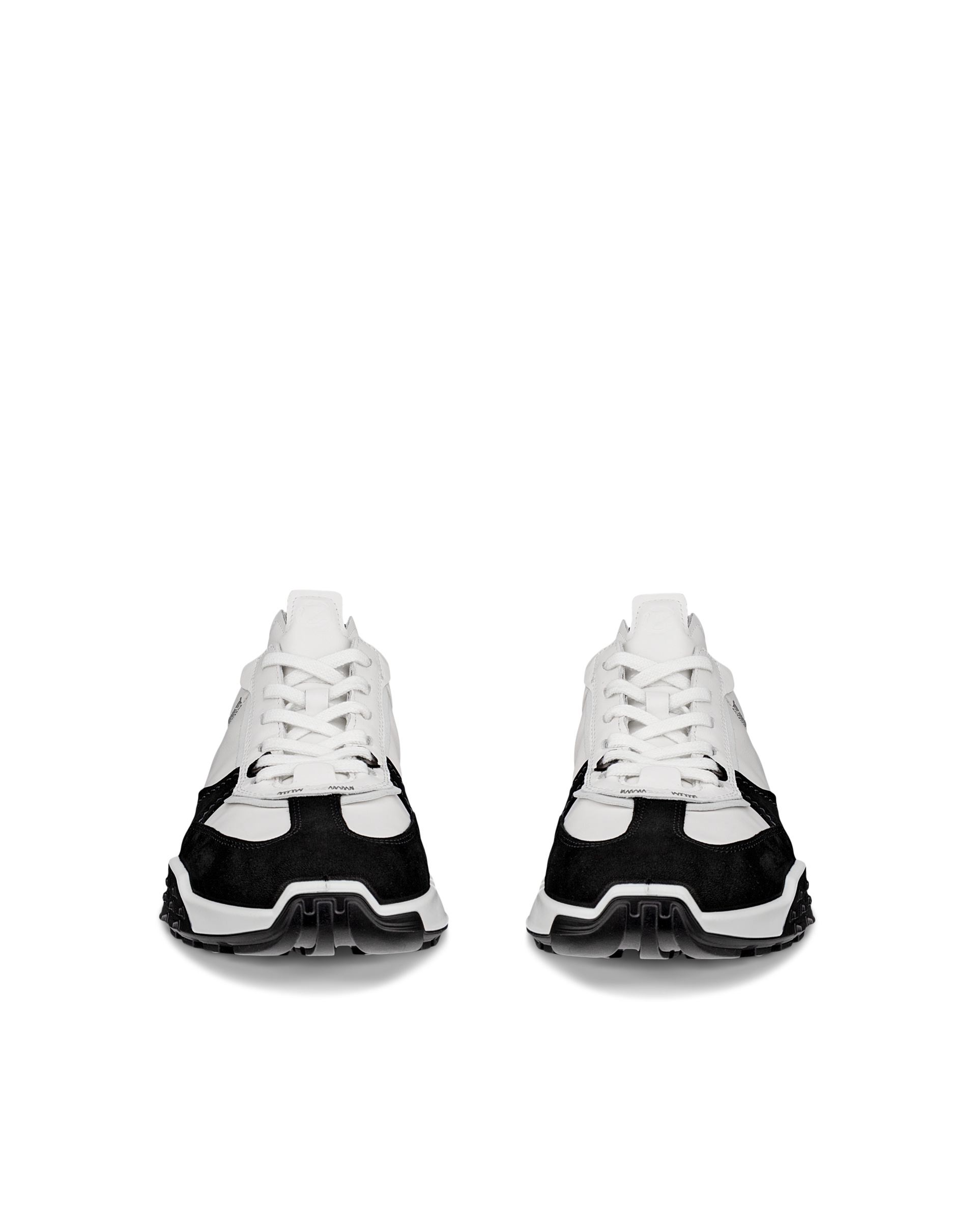 Zapatillas de piel ECCO® Retro Sneaker para hombre - Multicolor - Front pair
