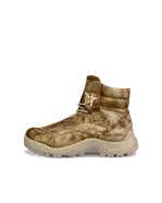 Men's ECCO® Offroad Leather Outdoor Ankle Boot - Beige - Outside