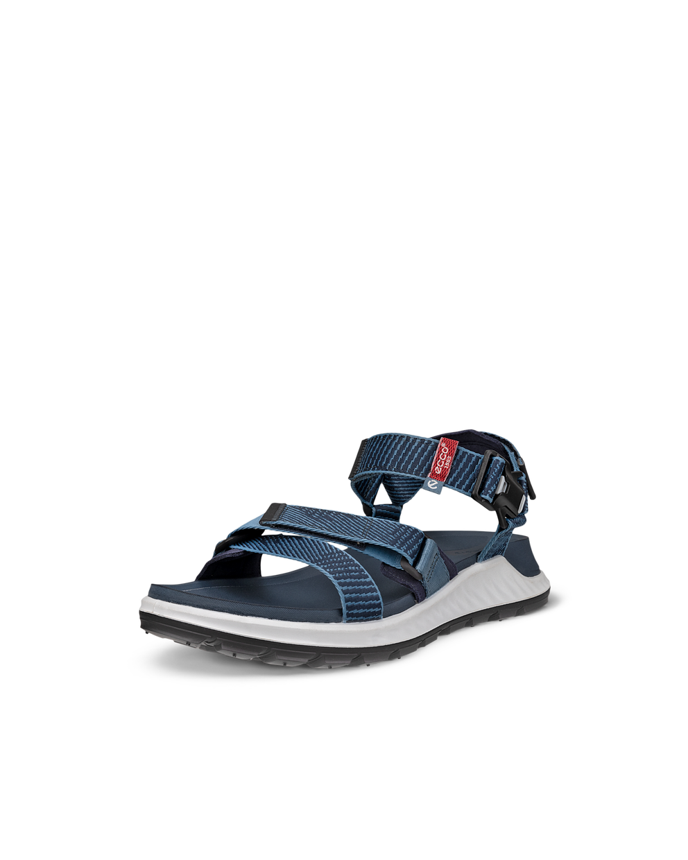 Men's ECCO® Exowrap Textile Sandal - Blue - Main