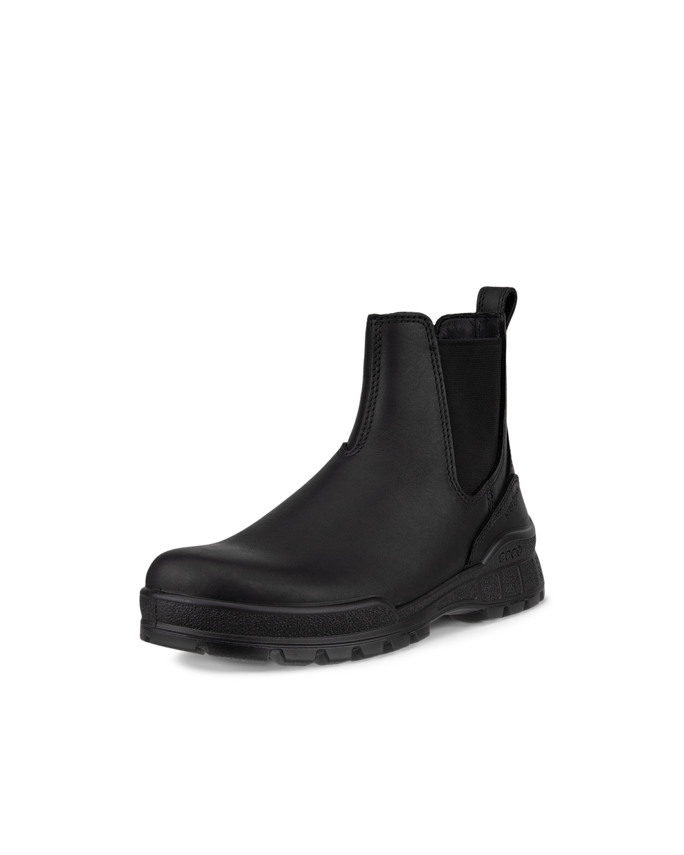 Women's ECCO® Track 25 Leather Chelsea Boot - Black - Main