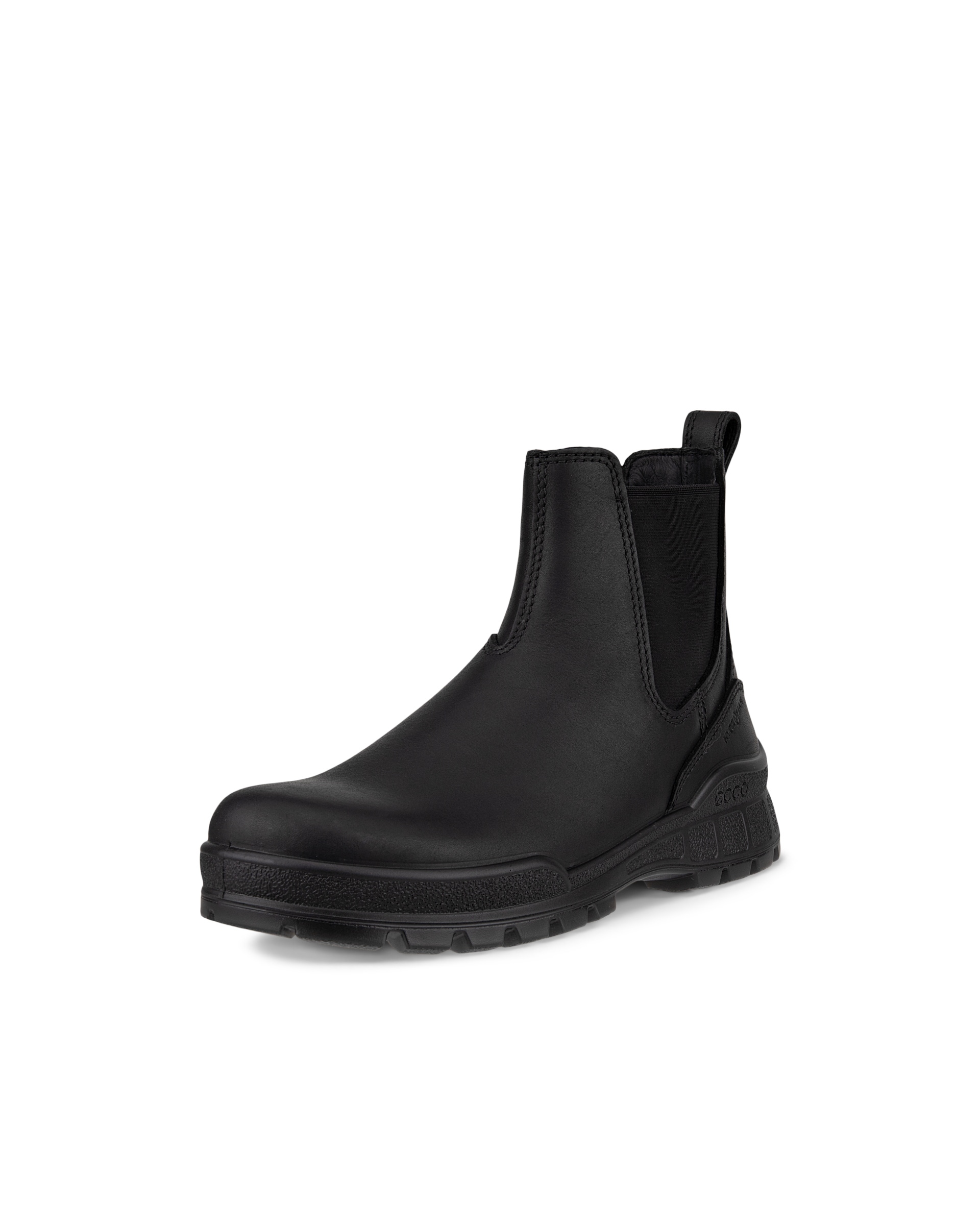 Women's ECCO® Track 25 Leather Chelsea Boot - Black - Main