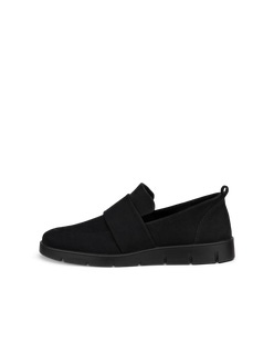 ECCO® Bella mocassins nubuck pour femme - Noir - Outside