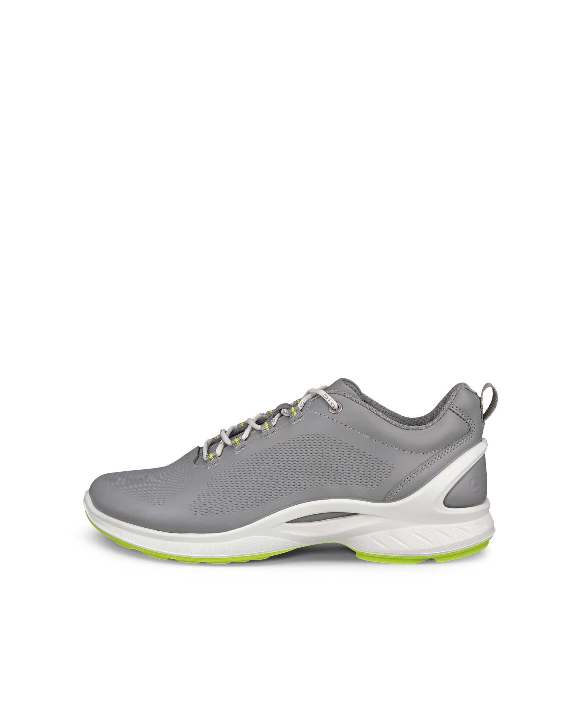 Men's ECCO® Biom Fjuel Leather Outdoor Shoe - Blue - Outside