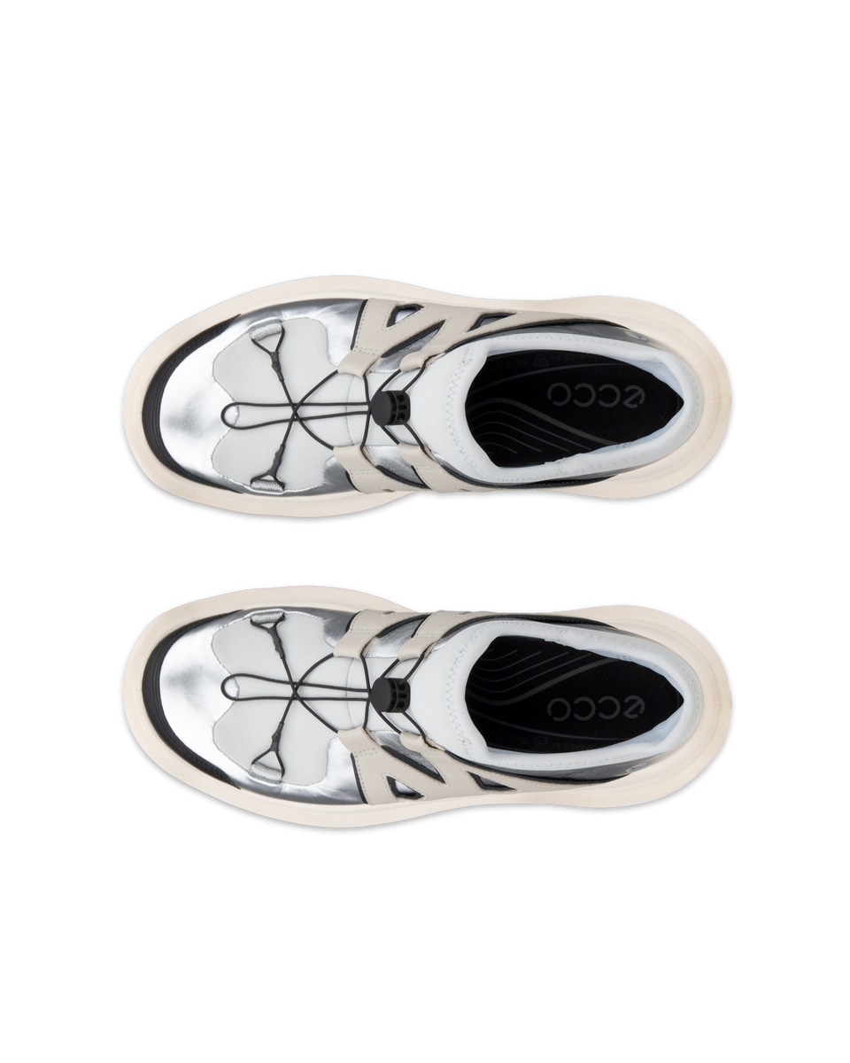 Ecco sneakers womens silver online