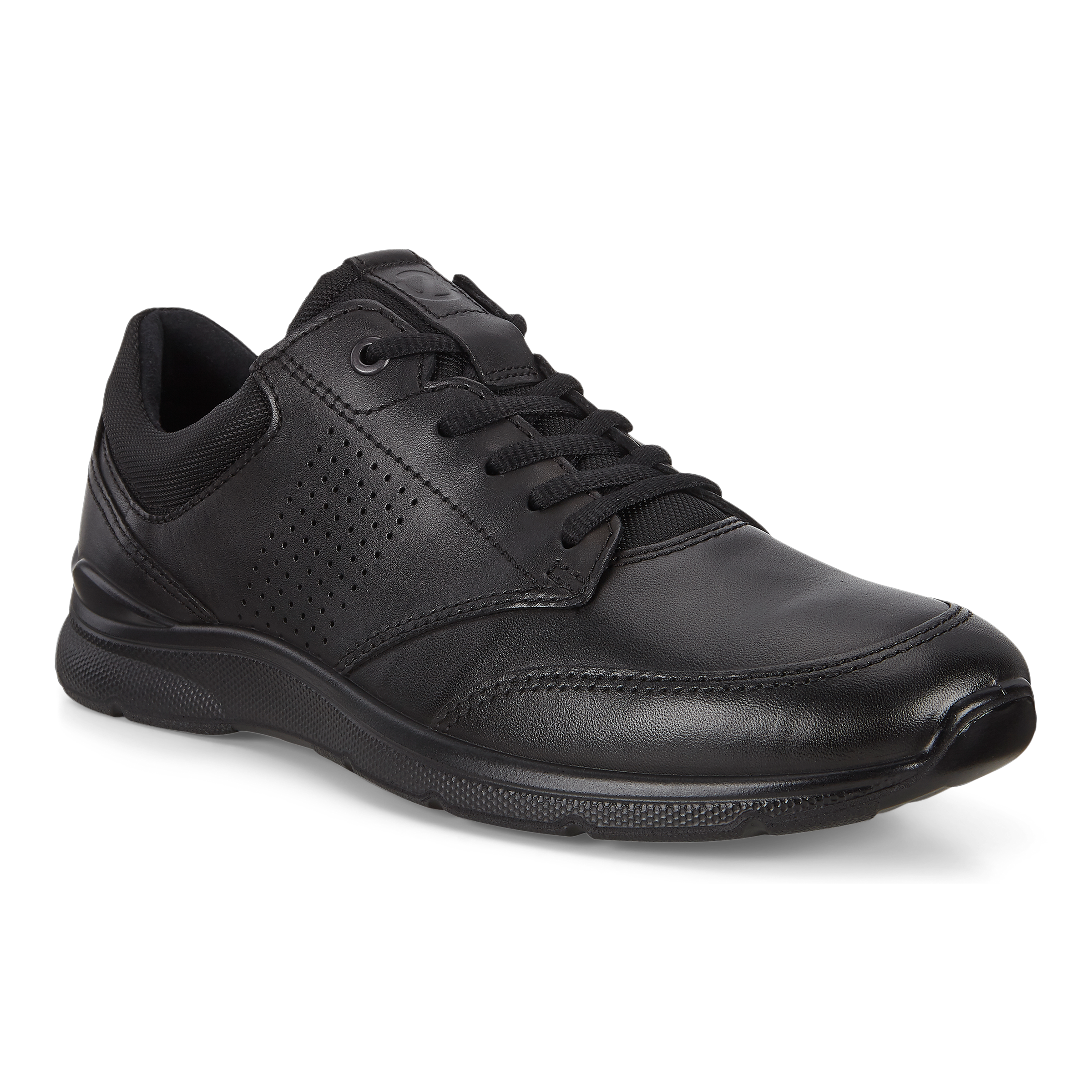 Men's ECCO® Irving Leather Lace-Up Shoe | Black