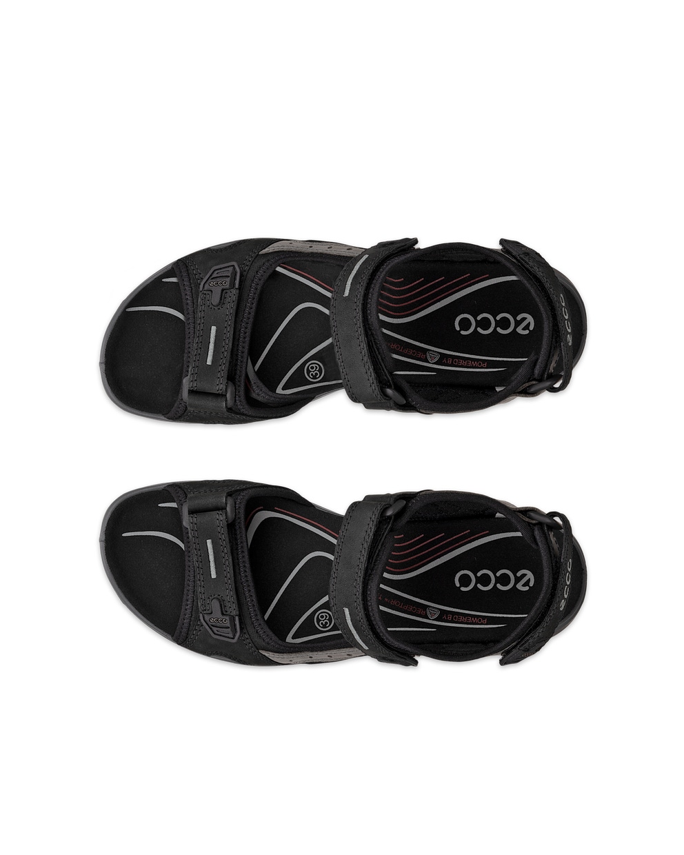 ECCO OFFROAD WOMEN'S SANDAL - Black - Top left pair