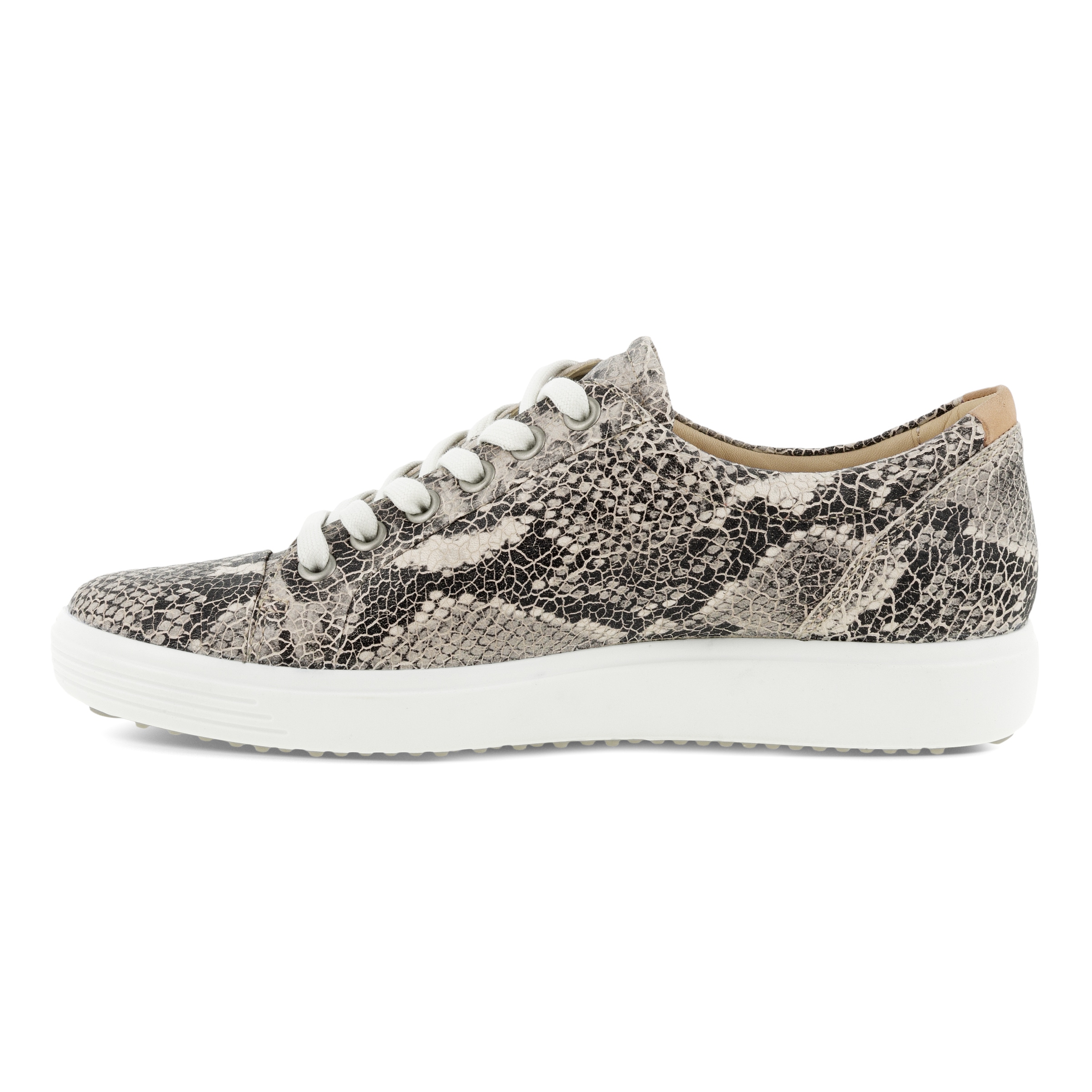 ECCO Womens Soft 7 Sneakers - Beige - Inside
