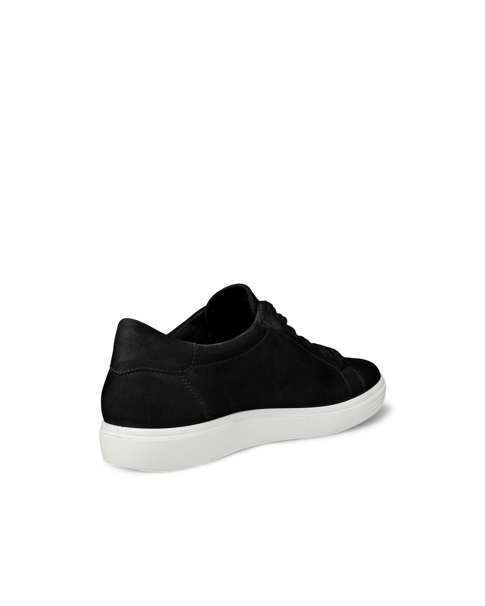 Women's ECCO® Classic Nubuck Sneaker - Black - Back