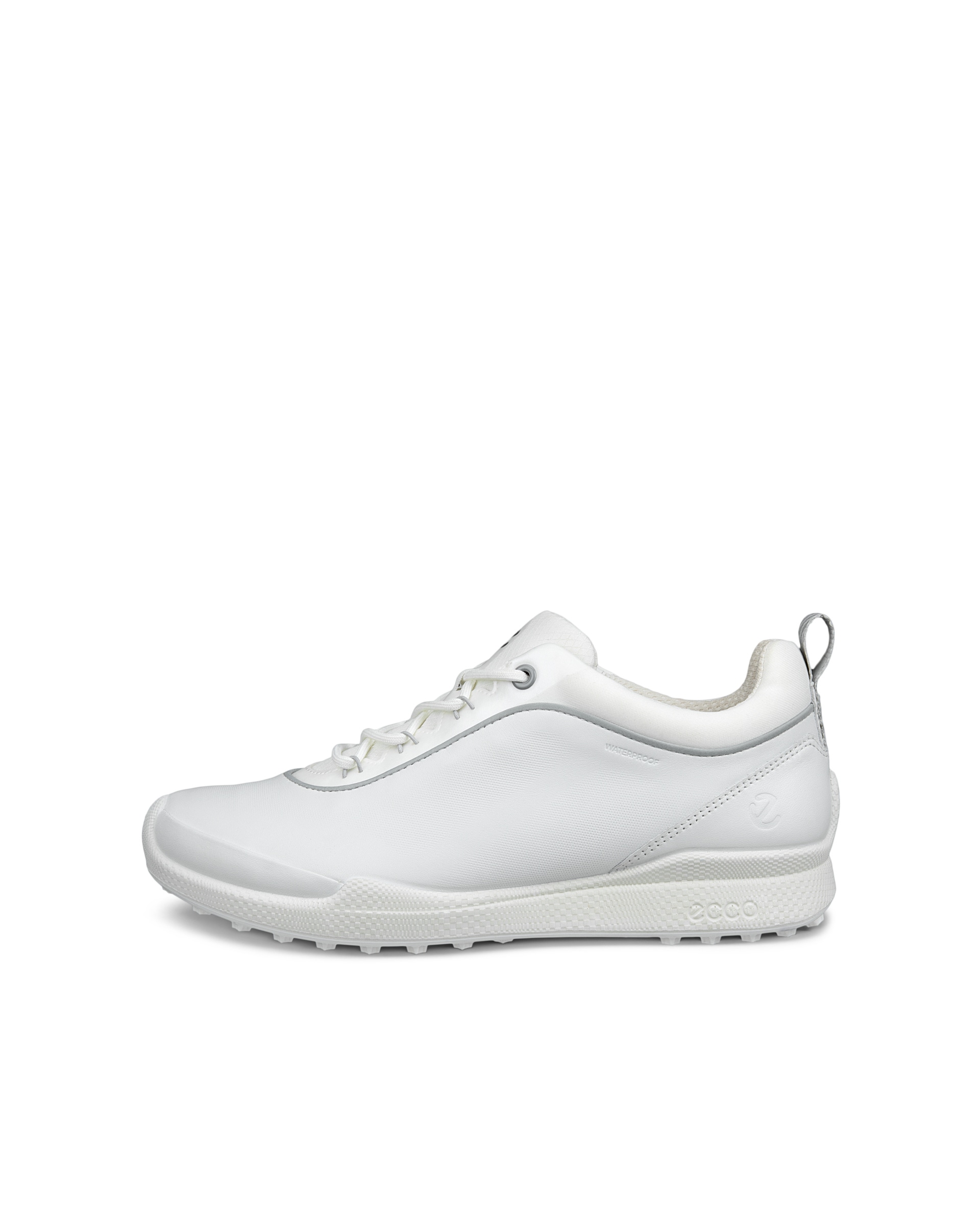 Women's ECCO® Biom Golf Hybrid Leather Shoe - White - Outside