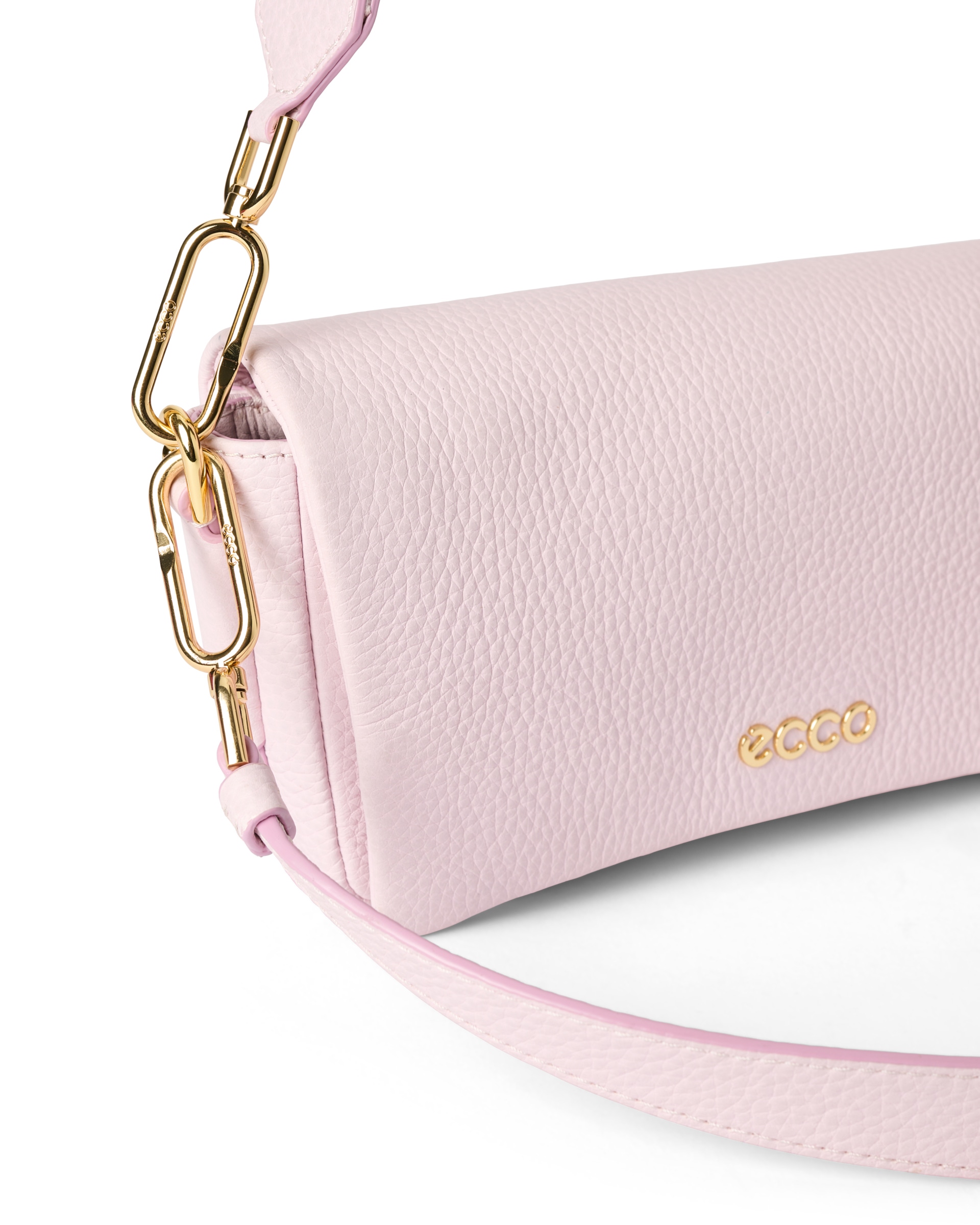 ECCO Pinch Bag M Soft Pebbled Leather - Rosa - Detail-1