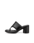 Women's ECCO® Sculpted LX 55 Leather Thong Heel Sandal - Black - Outside