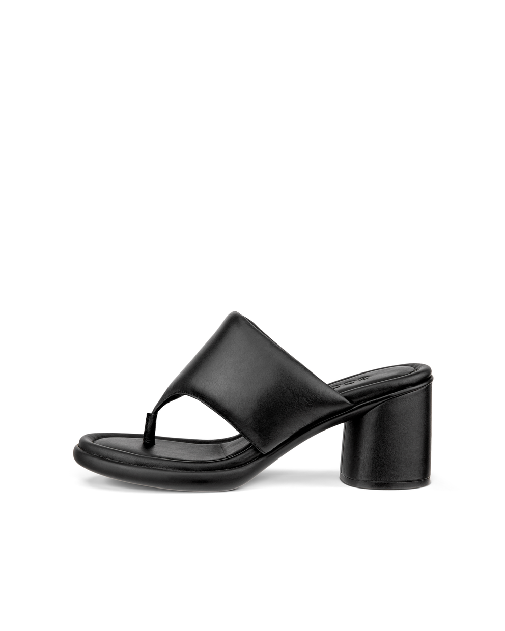 여성용 ECCO® Sculpted Sandal LX 55 가죽 힐 샌들 - Black - Outside