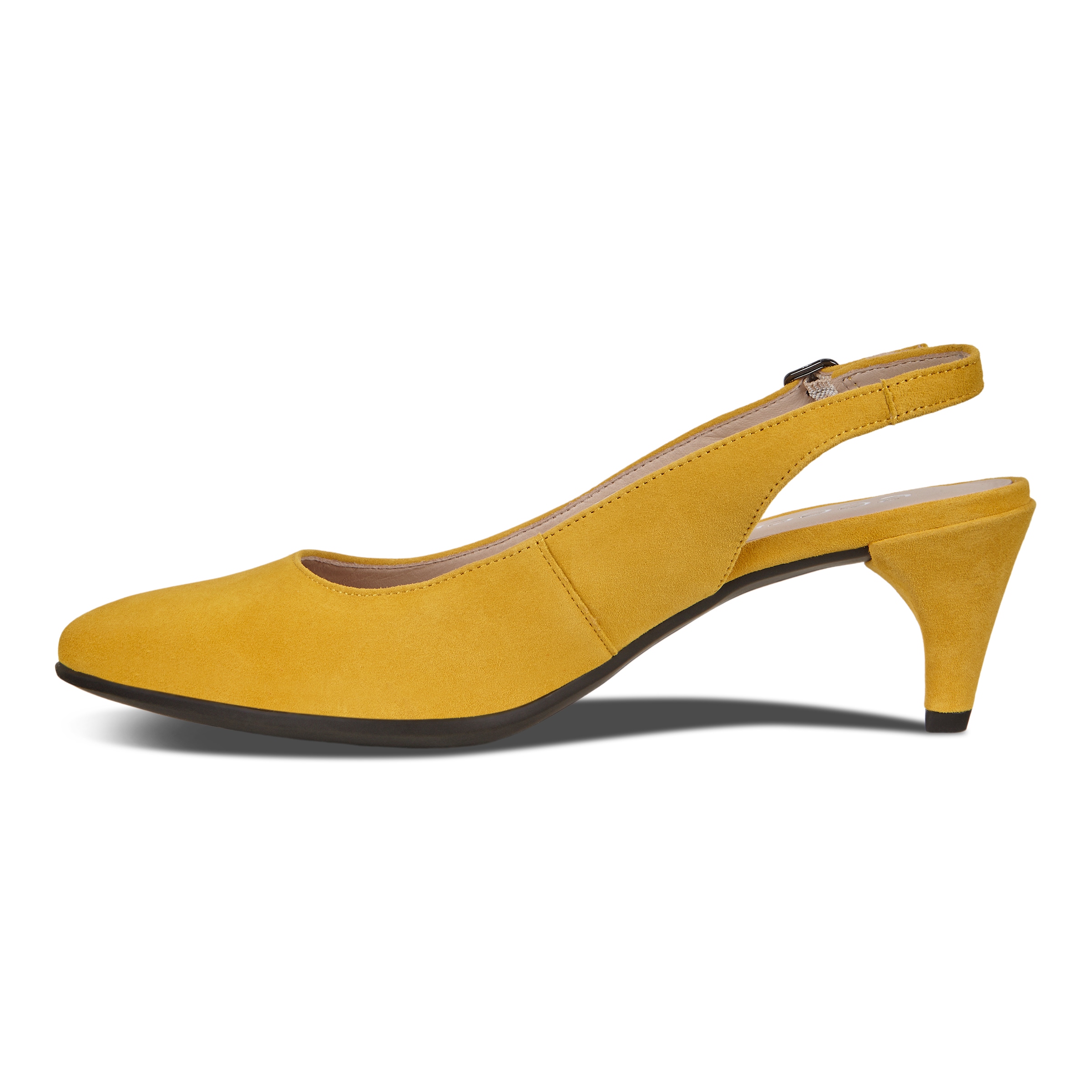 ECCO Women Shape 45 Bout Pointu Courroie Arriรจre Sandale - Yellow - Inside