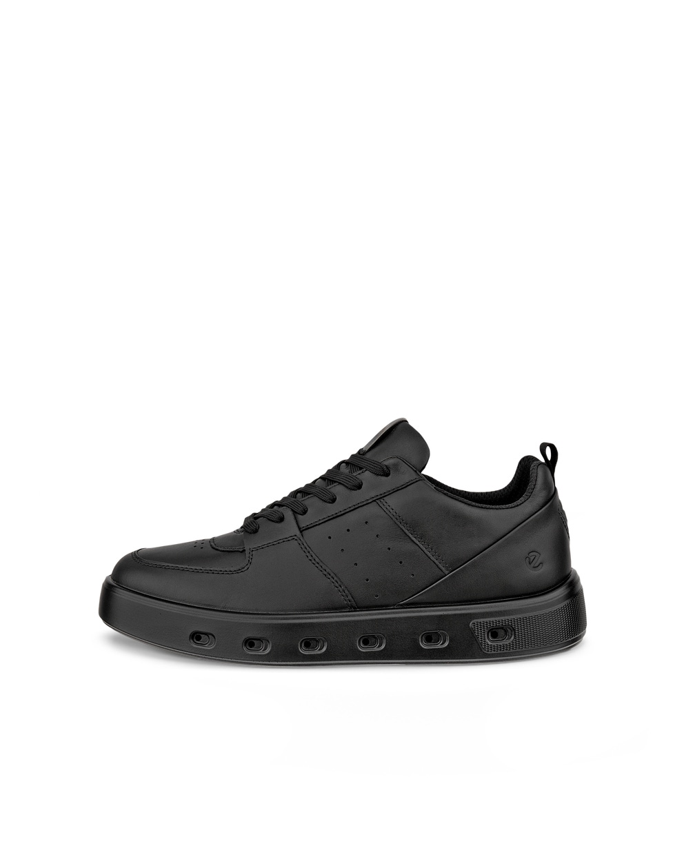 Women's ECCO® Street 720 Leather Gore-Tex Sneaker - Black - Outside