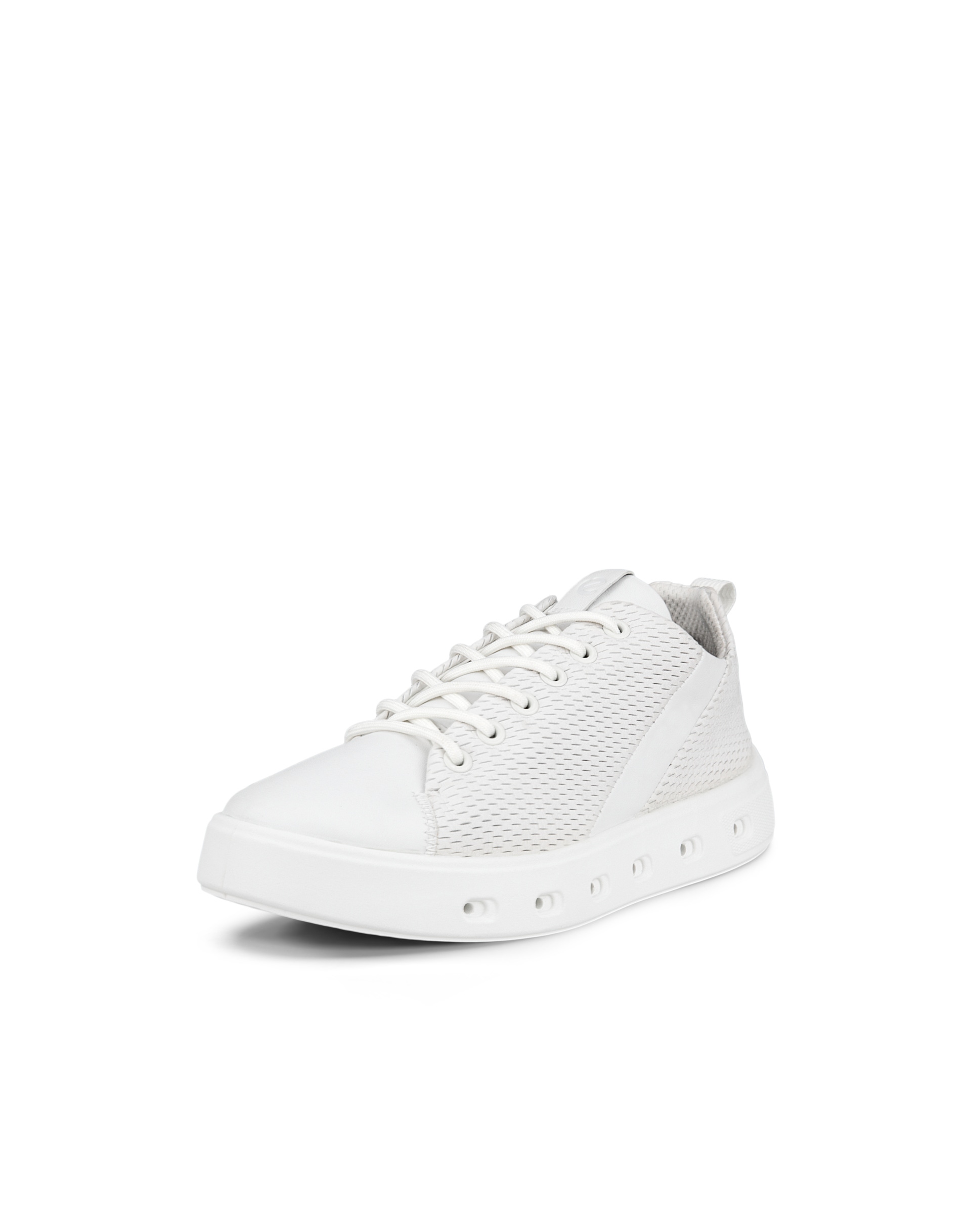 Women's ECCO® Street 720 Leather Gore-Tex Sneaker - White - Main