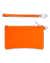 ECCO® Wristlet Pebbled Leather Clutch Bag - Orange - Back