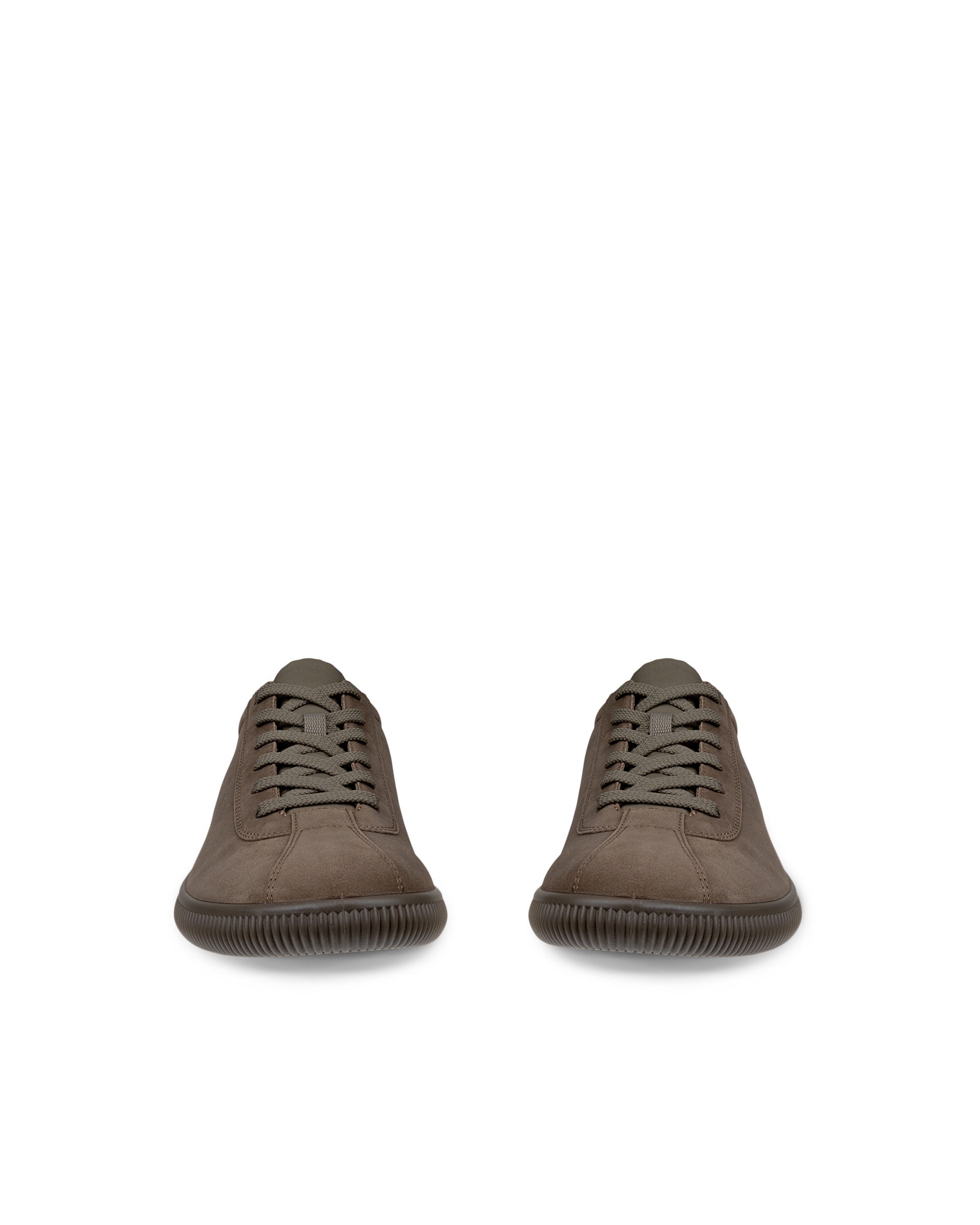 Pánské nubukové tenisky ECCO® SOFT ZERO - Hnědá - Front pair