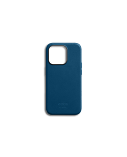 ECCO® X Bellroy 6.1" 15 Pro coques de téléphone en cuir - Bleu - Main