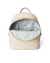 ECCO Round Pack Medium Pebbled レザーバックパック - Beige - Inside