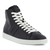 Women's ECCO® Street Lite Leather High-Top Sneaker - Black - Main