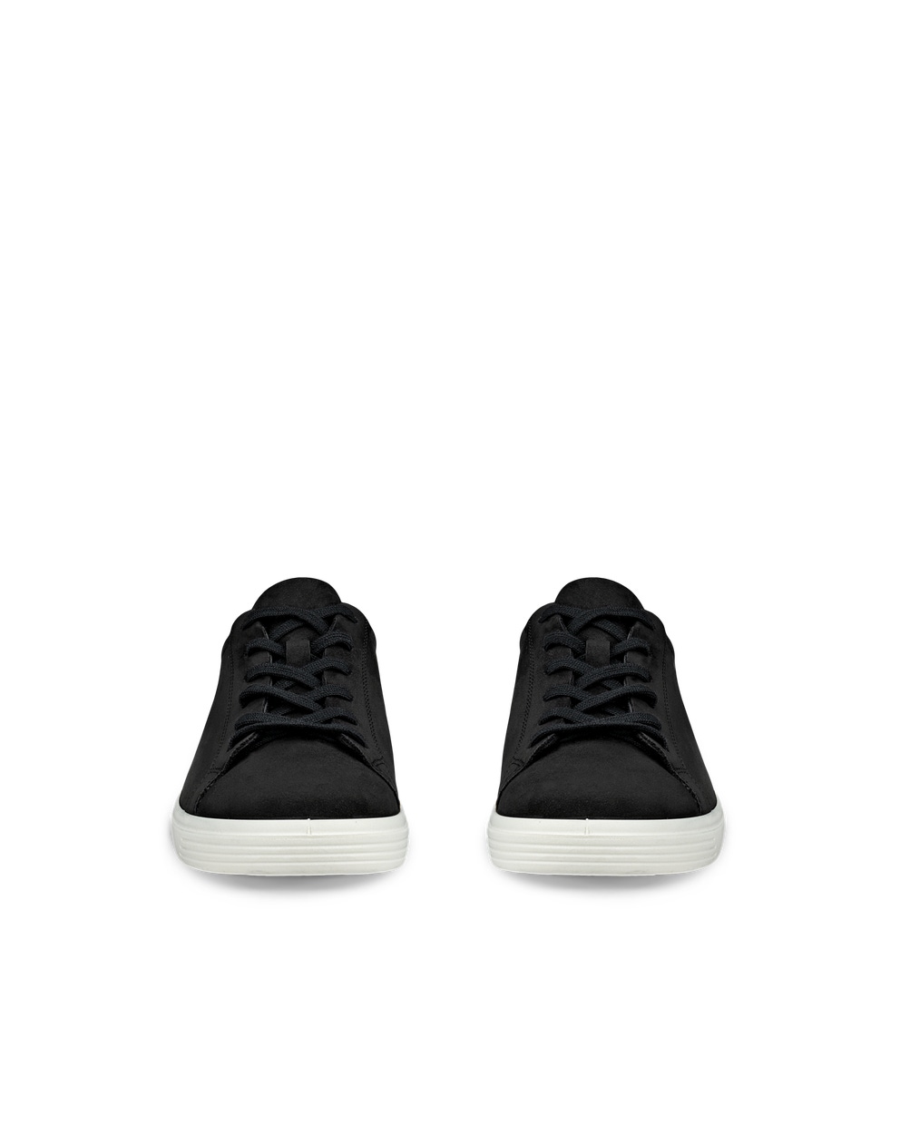 Women's ECCO® Classic Nubuck Sneaker - Black - Front pair