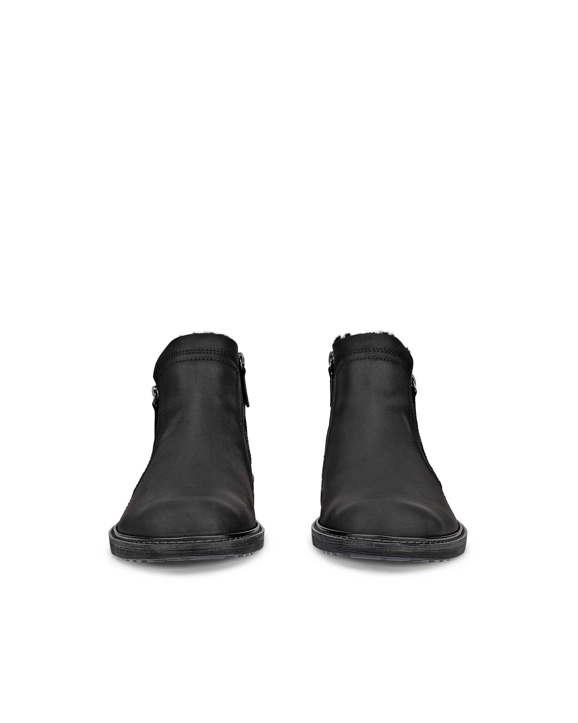 ECCO Men's Turn Waterproof Mid-cut Boot - Black - Front pair