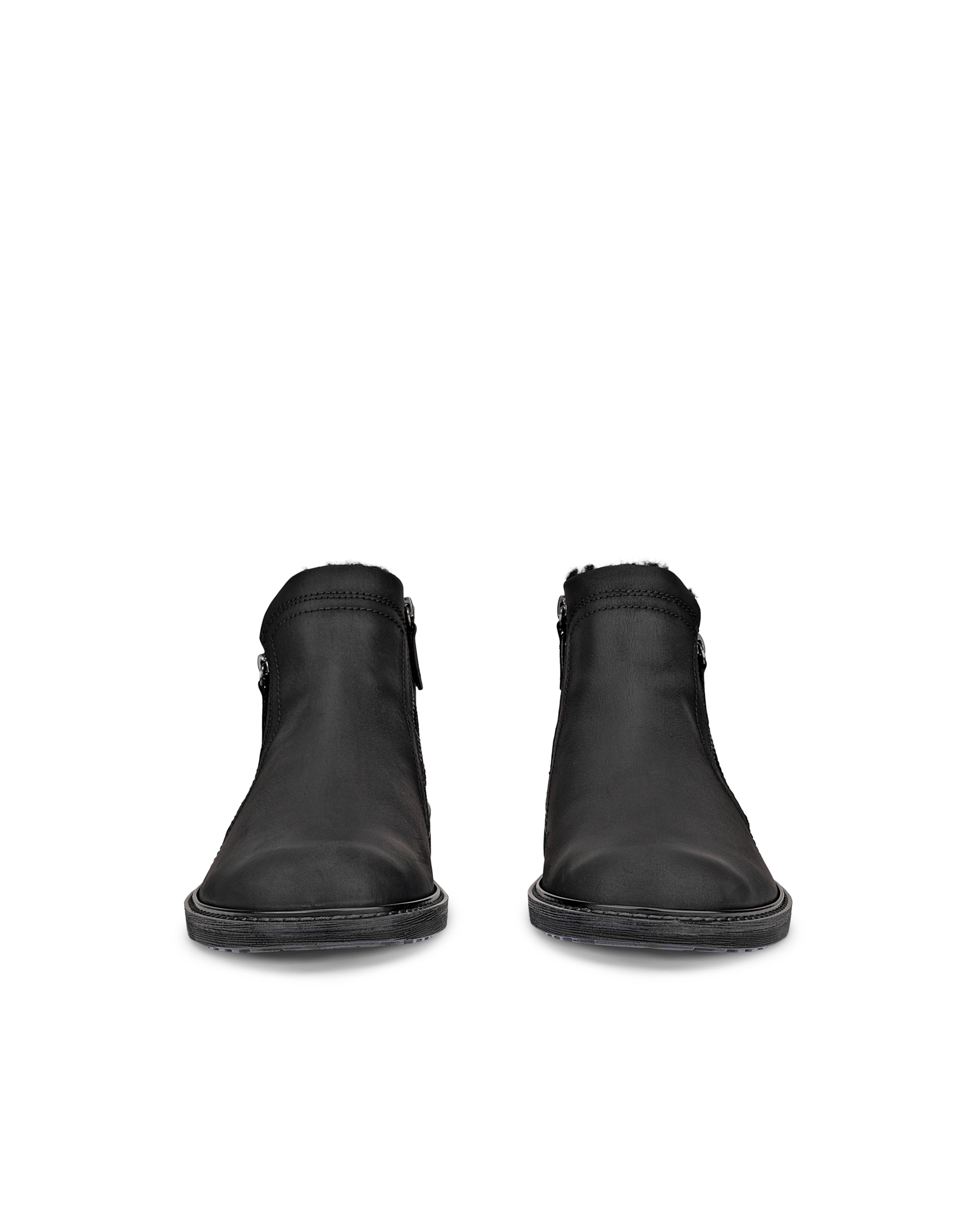 ECCO Men's Turn Waterproof Mid-cut Boot - Black - Front pair
