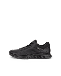 Zapatillas de montaña de nobuk Gore-Tex ECCO® Exostride para mujer - Negro - Outside