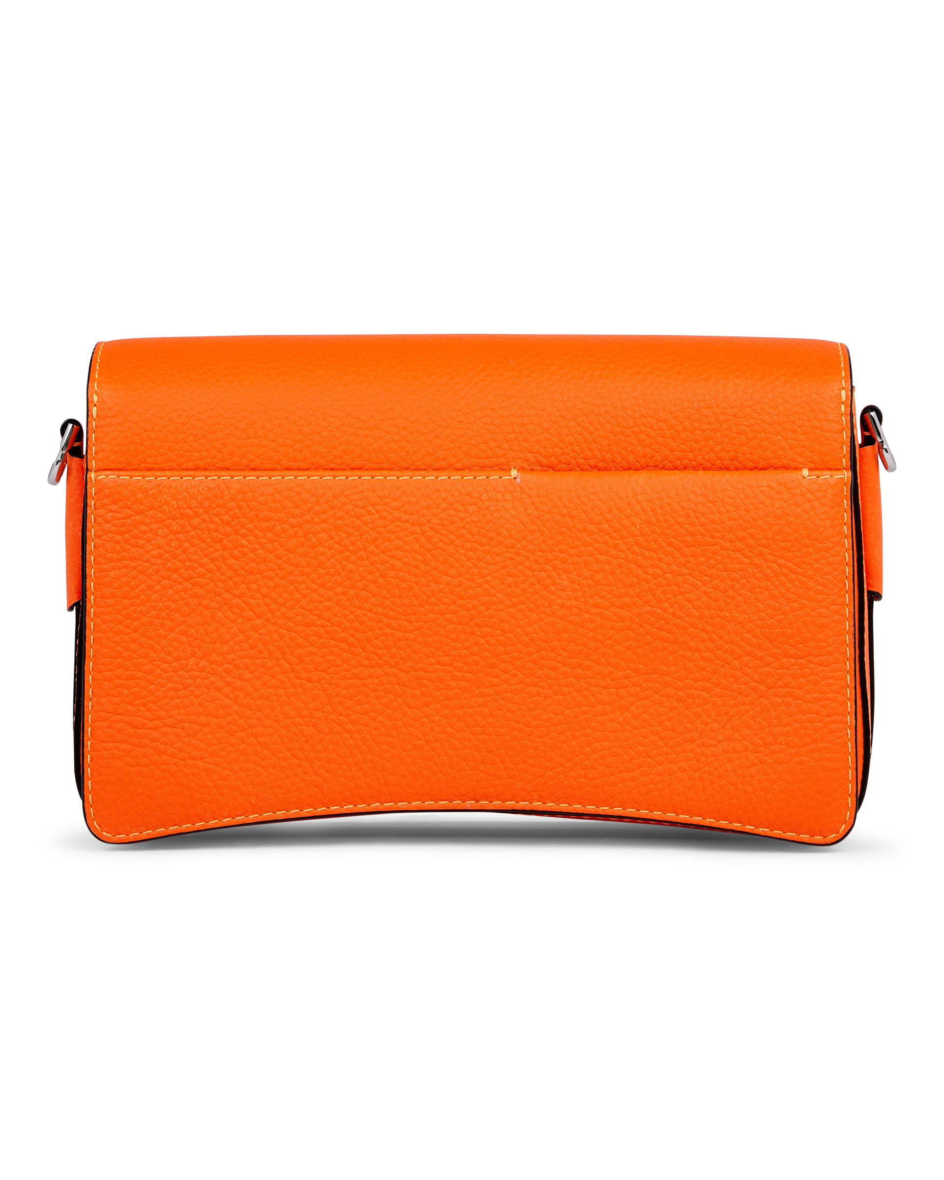 ECCO® Leather Pinch Crossbody Bag - Orange - Back