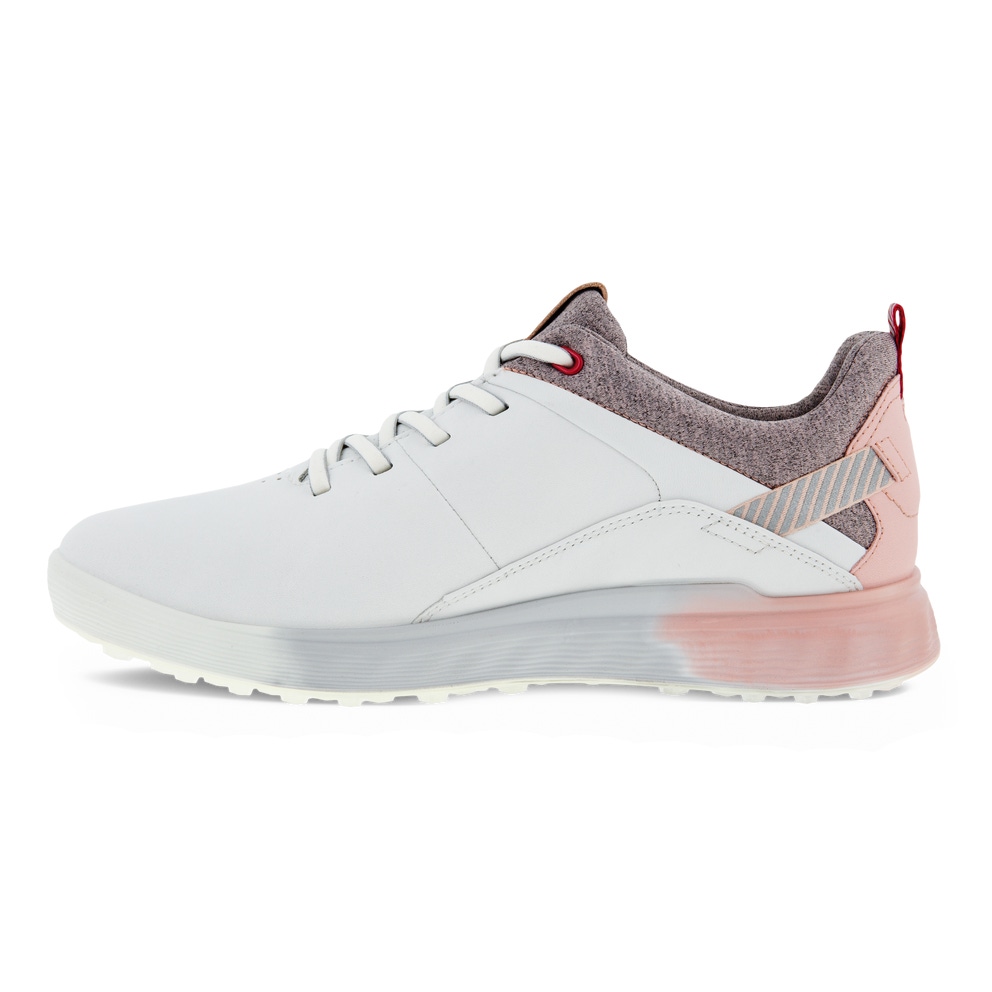 ECCO Women's S-three Golf Shoes - White - Inside