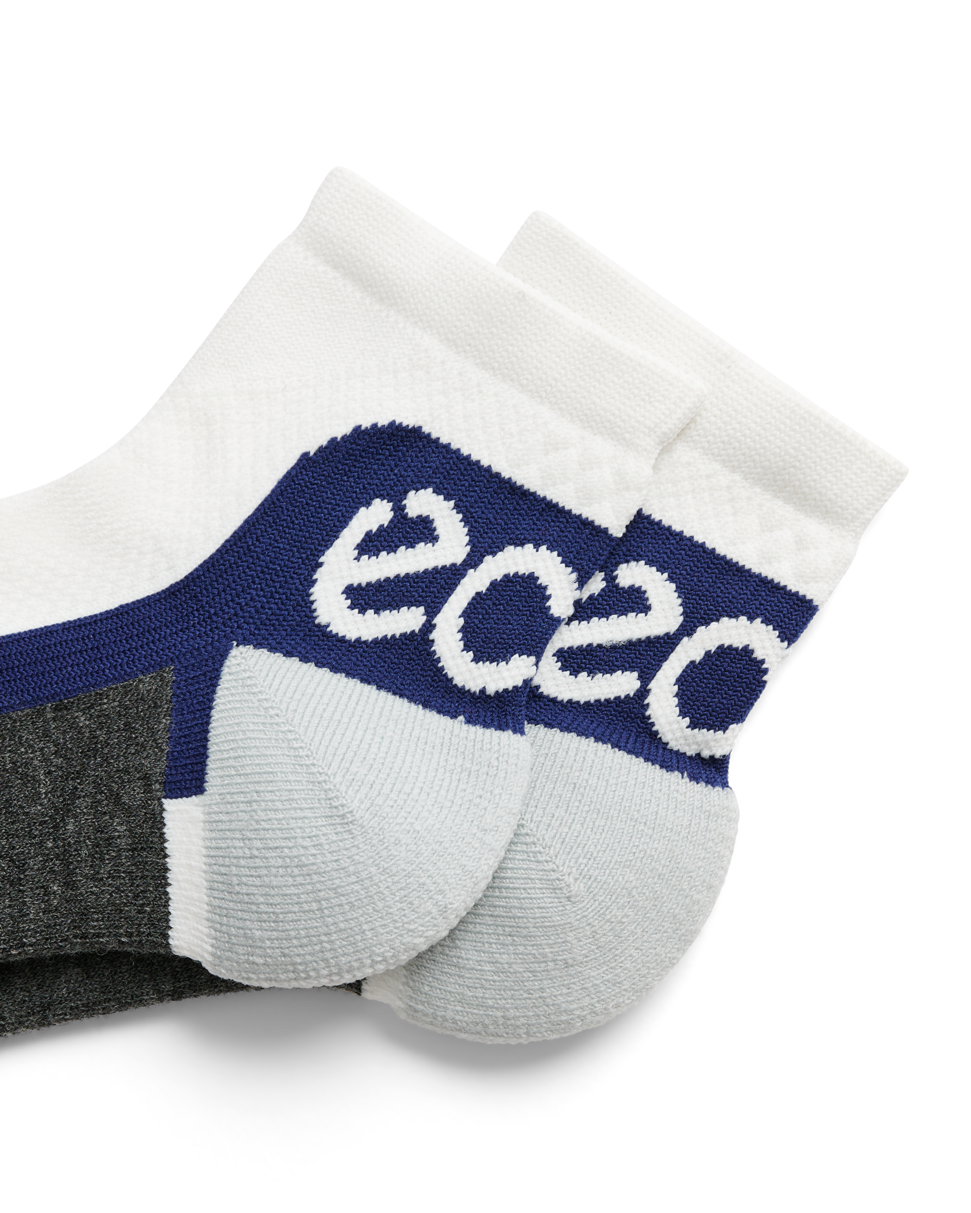 ECCO® Performance Ankle-Cut Socks - White - Detail-1