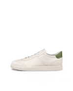 Men's ECCO® Street Lite Leather Sneaker - White - Outside