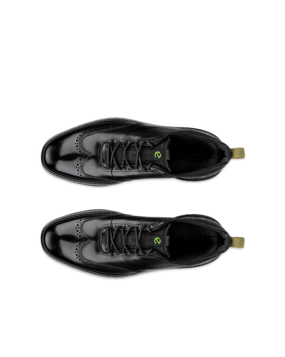 ECCO ST.1 Hybrid Wingtip Lea - Negro - Top left pair