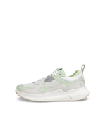 Women's ECCO® Biom 2.2 Leather Sneaker - Green - Outside