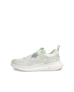 Women's ECCO® Biom 2.2 Leather Sneaker - Green - Outside