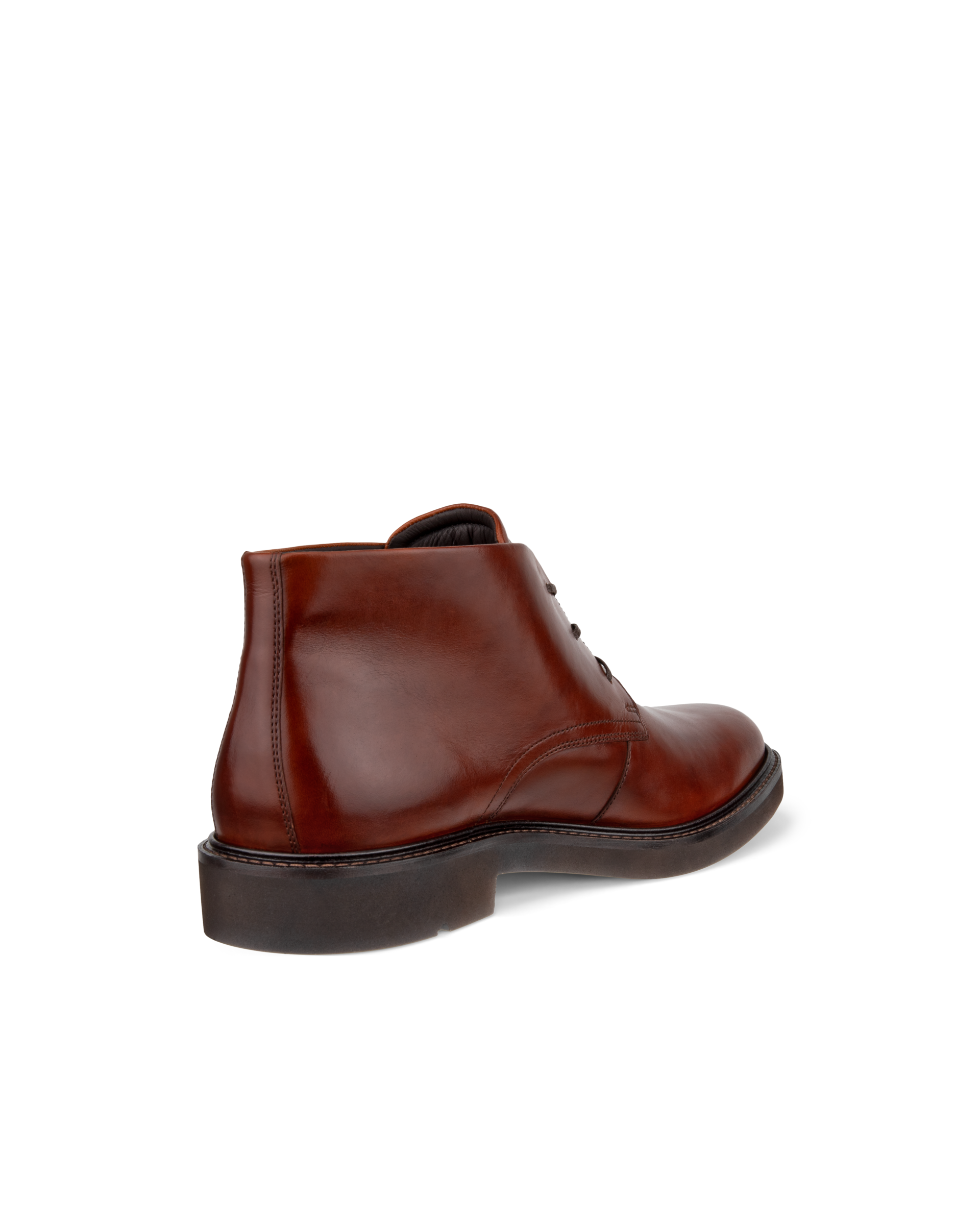 Botas chukka de piel ECCO® Metropole London para hombre - Marrón - Back